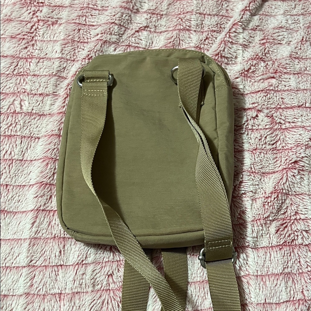 Baggallini Khaki Messenger Bag - Picture 3 of 4